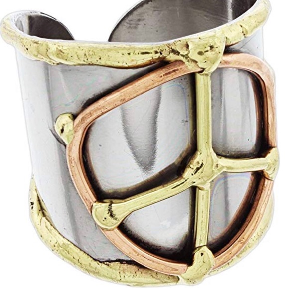 Anju Jewelry - Peace Sign Cuff Ring